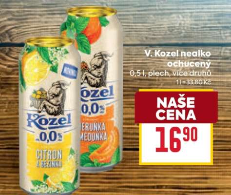 V. Kozel nealko, ochucený