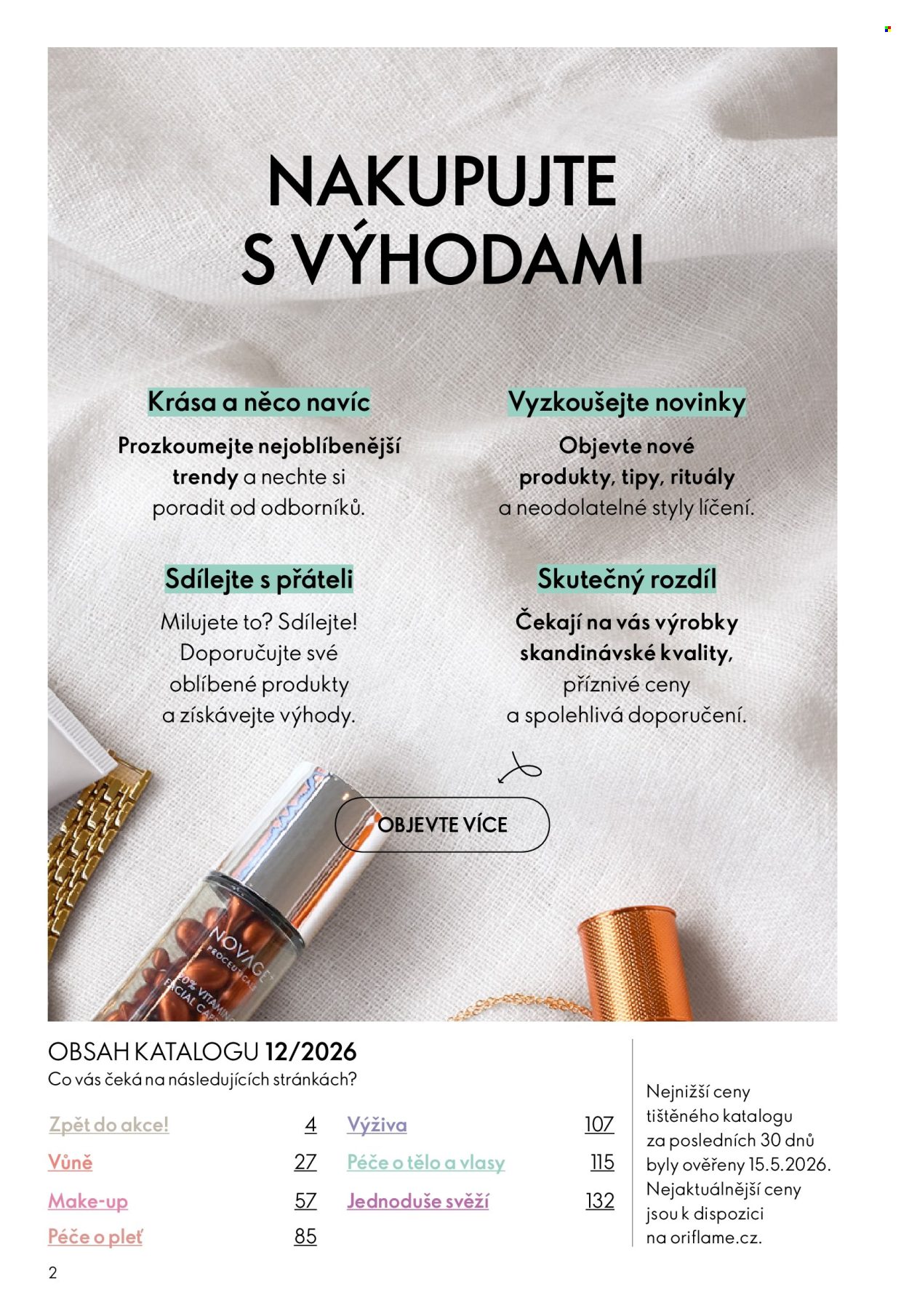 Leták ORIFLAME - 19.8.2026 - 8.9.2026. Strana 2