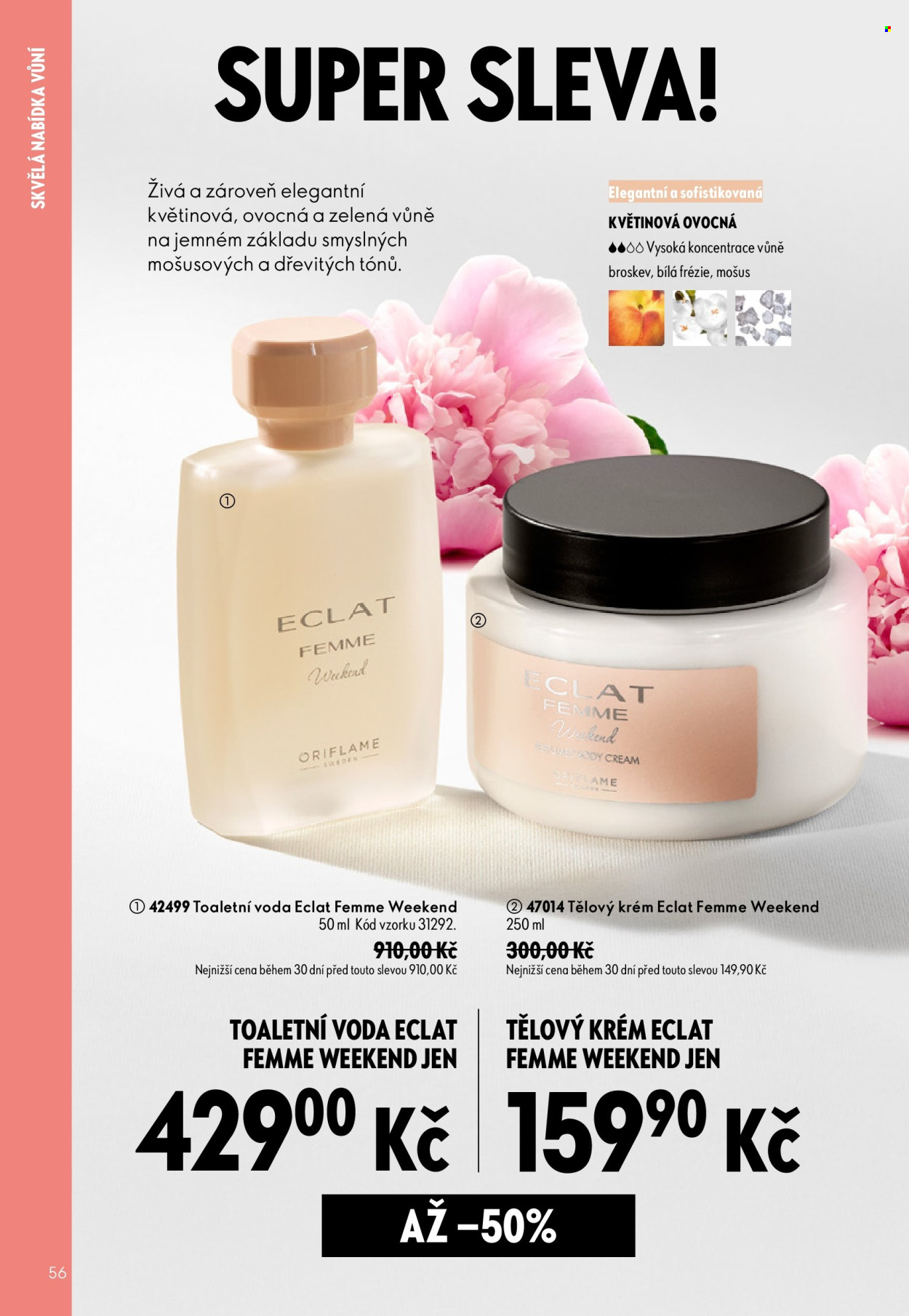 Leták ORIFLAME - 19.8.2026 - 8.9.2026. Strana 56