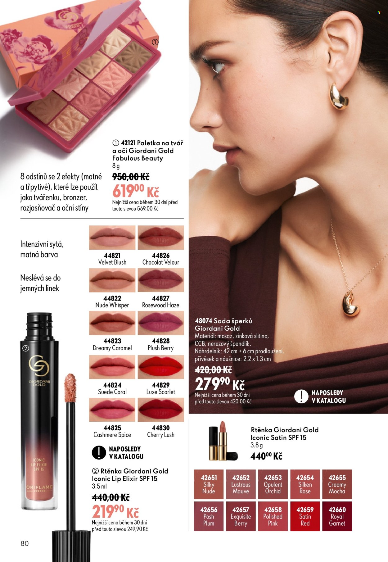 Leták ORIFLAME - 19.8.2026 - 8.9.2026. Strana 80