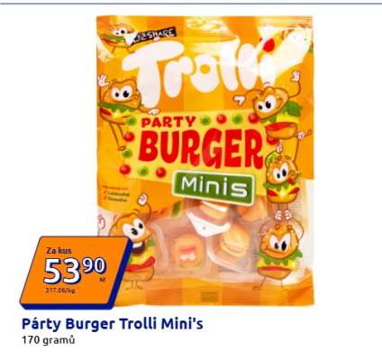Párty Burger Trolli Mini's