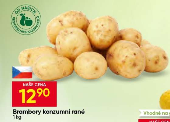 Brambory konzumní rané