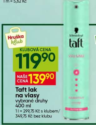 Taft lak na vlasy