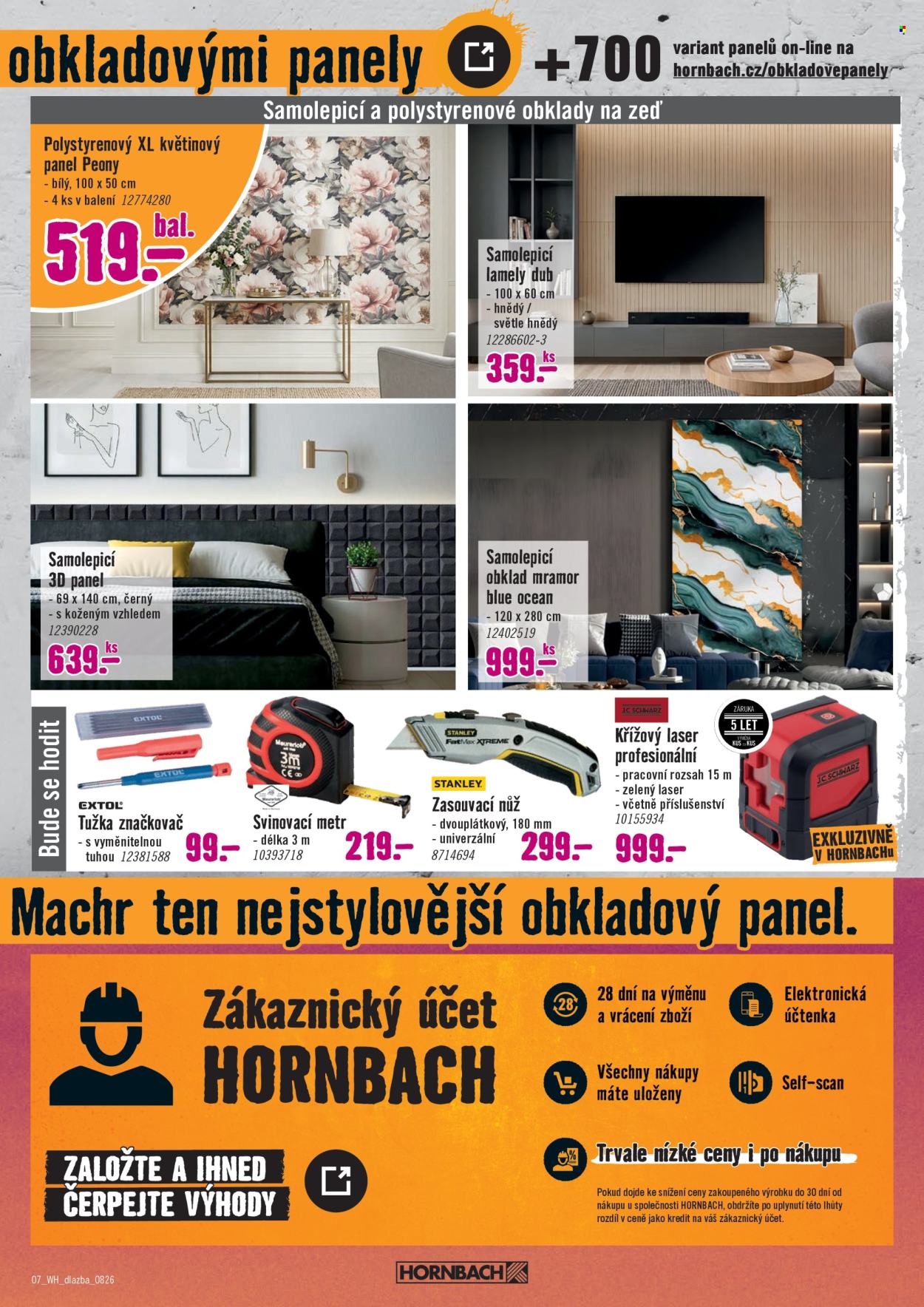 Leták HORNBACH - 19.8.2026 - 2.9.2026. Strana 7