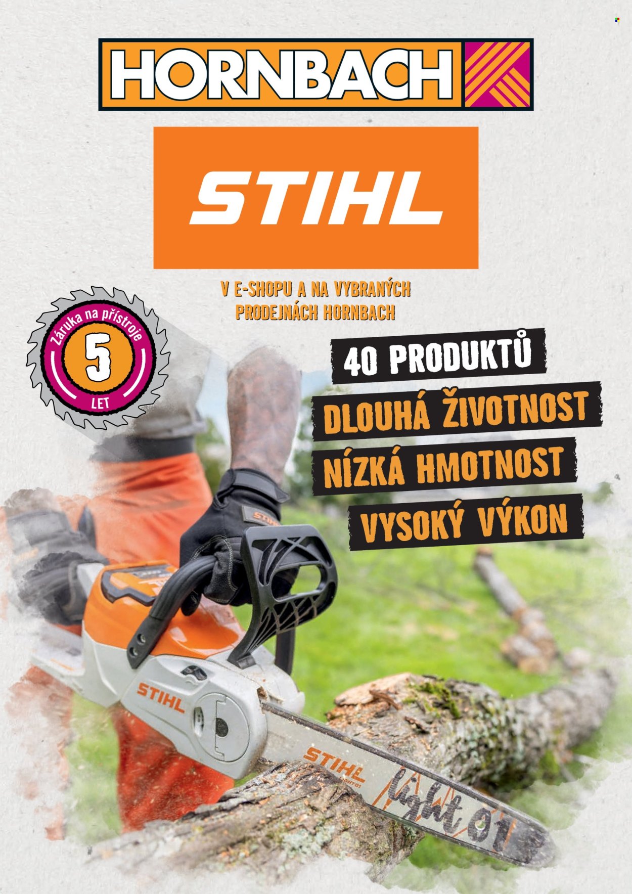 Leták HORNBACH. Strana 1