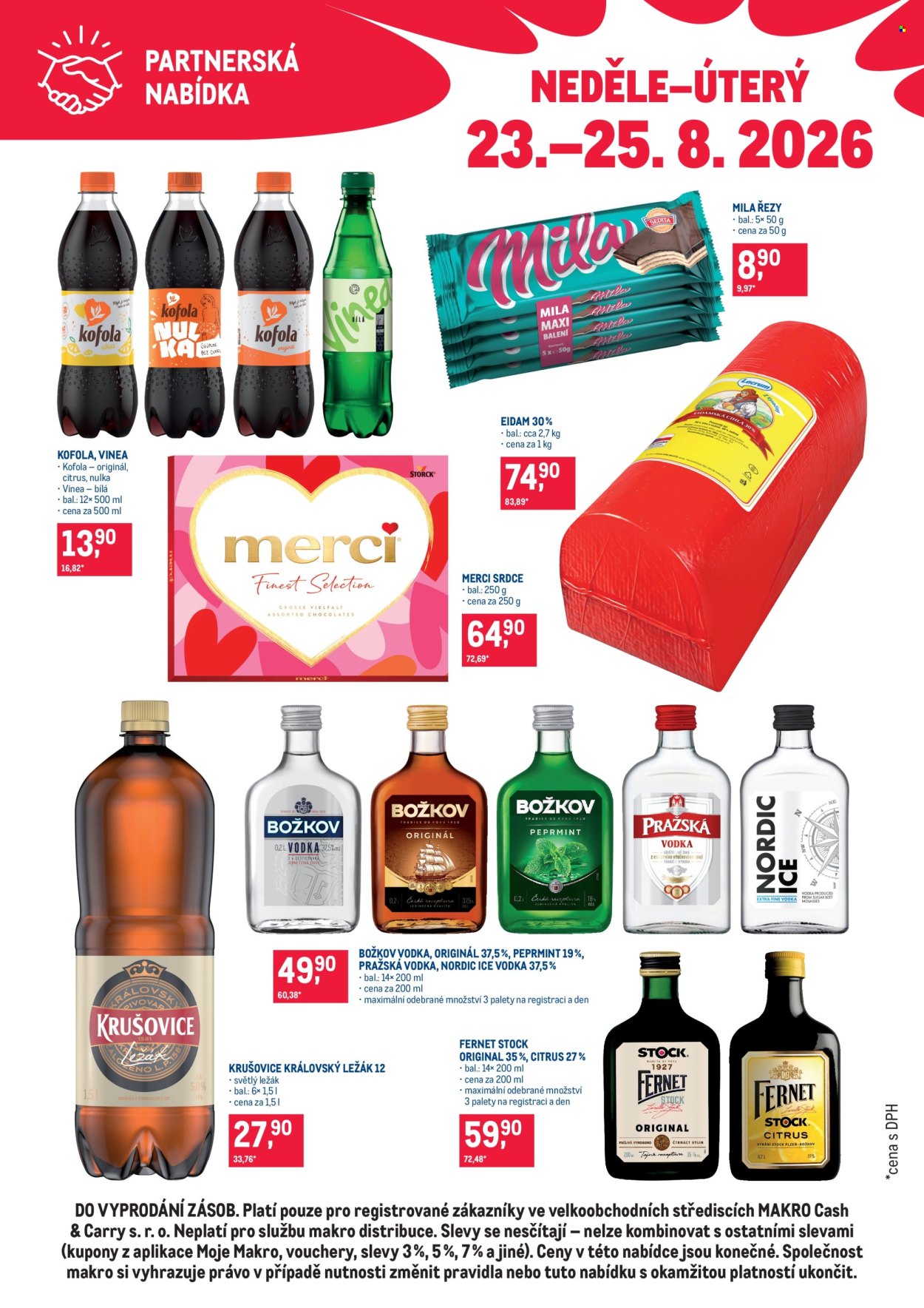 Leták MAKRO - 23.8.2026 - 25.8.2026. Strana 1