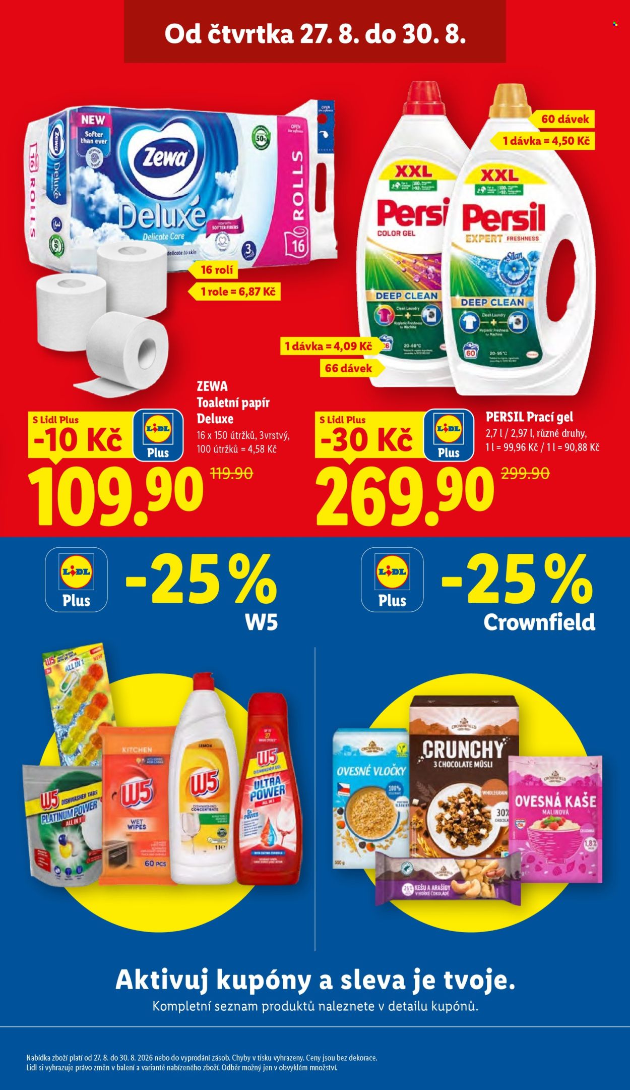 Leták Lidl - 27.8.2026 - 30.8.2026. Strana 3