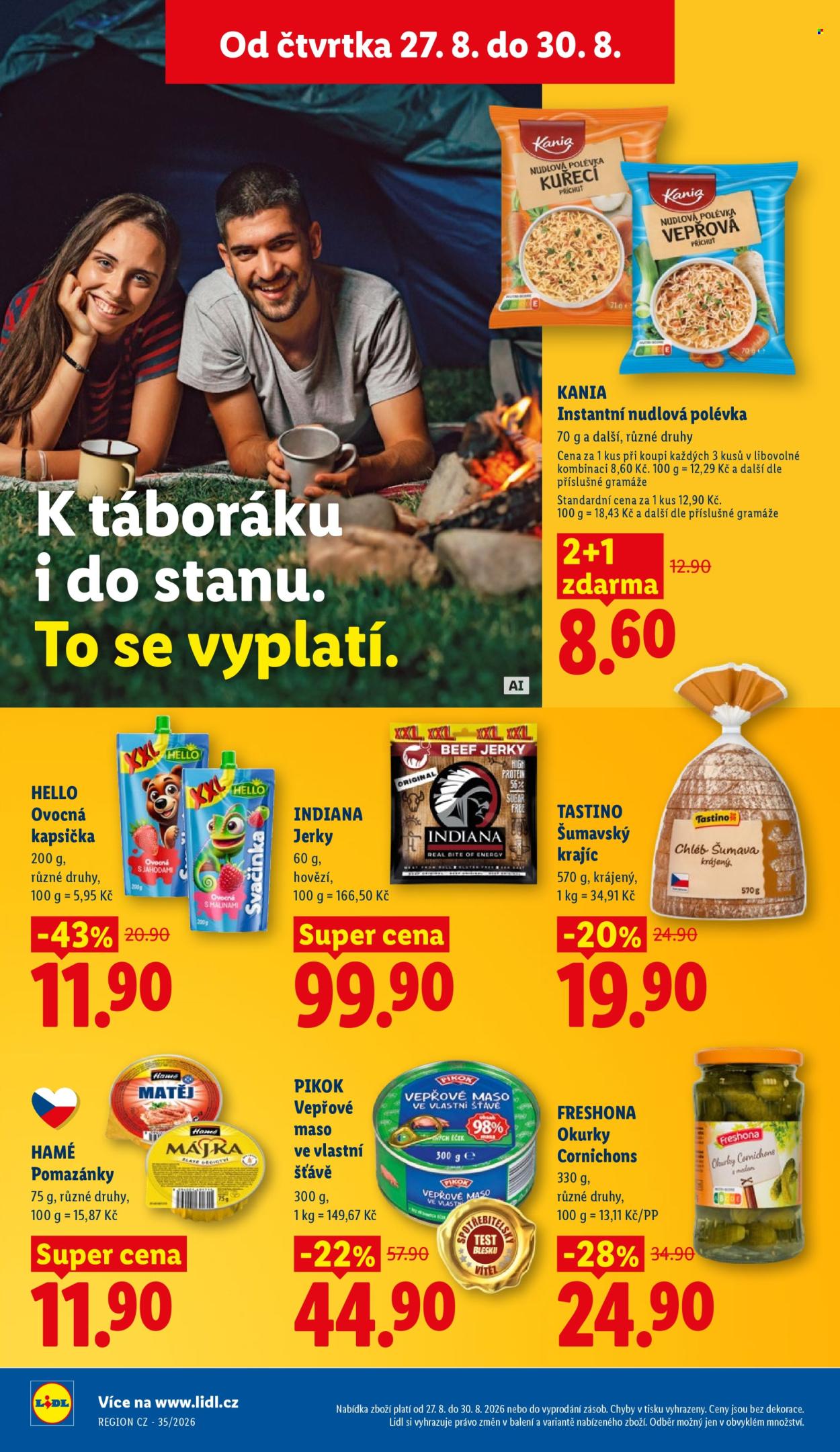 Leták Lidl - 27.8.2026 - 30.8.2026. Strana 36