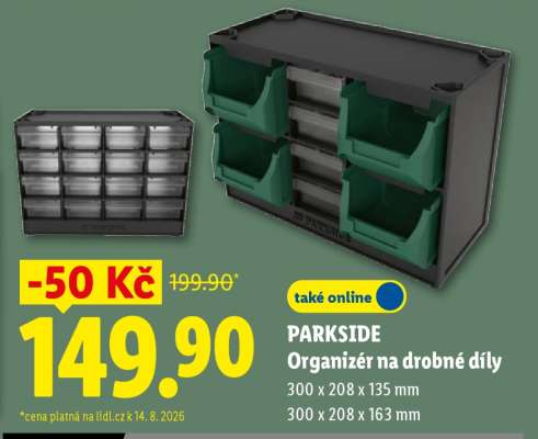 PARKSIDE Organizér na drobné díly