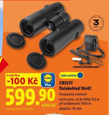 CRIVIT Dalekohled 10x42