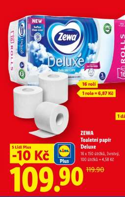 Zewa toaletní papír Deluxe