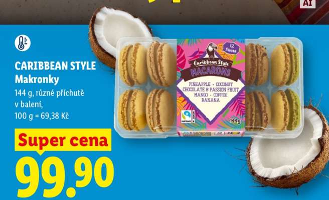 CARIBBEAN STYLE Makronky