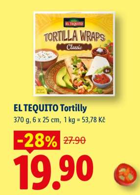 EL TEQUITO Tortilly
