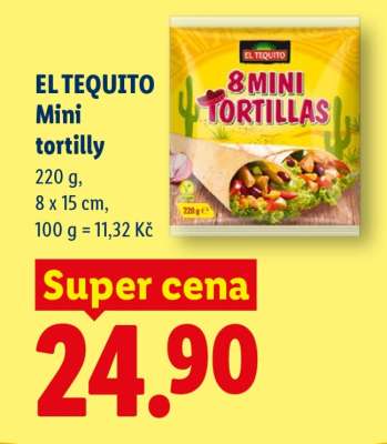 EL TEQUITO Mini tortilly