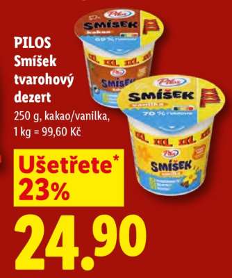 PILOS Smíšek tvarohový dezert