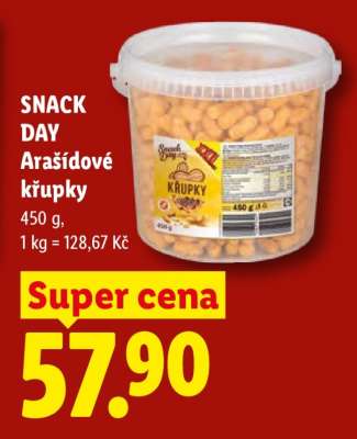 SNACK DAY Arašídové křupky