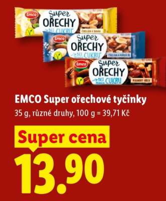 Emco Super Ořechové tyčinky