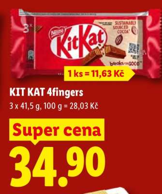 Kit Kat 4fingers
