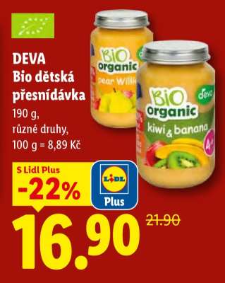DEVA Bio dětská přesnídávka