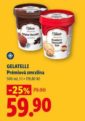 GELATELLI Prémiová zmrzlina