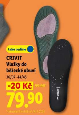 CRIVIT Vložky do běžecké obuvi