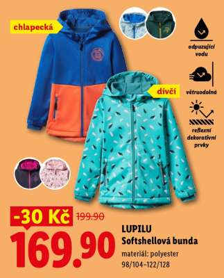LUPILU SOFTSHELLOVÁ BUNDA