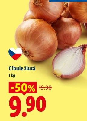Cibule žlutá
