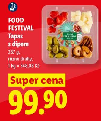 FOOD FESTIVAL Tapas s dipem