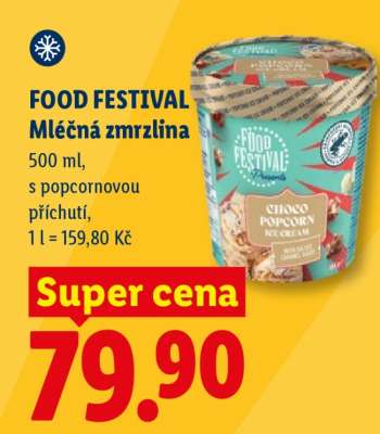 FOOD FESTIVAL Mléčná zmrzlina