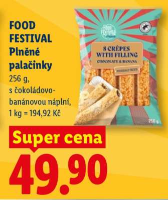 FOOD FESTIVAL Plněné palačinky