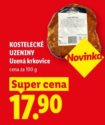 Kostelecké Uzeniny uzená krkovice