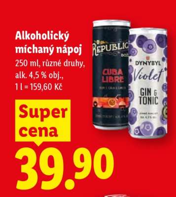 Alkoholický míchaný nápoj