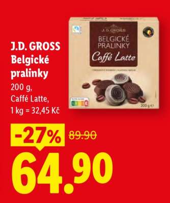J.D. GROSS Belgické pralinky