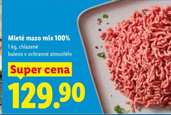 Mleté maso mix 100%