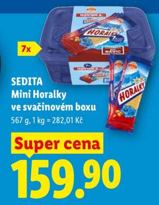 Sedita Mini Horalky ve svačinovém boxu