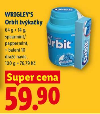 Wrigley's Orbit žvýkačky