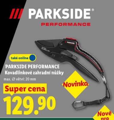 PARKSIDE PERFORMANCE Kovadlinkové zahradní nůžky