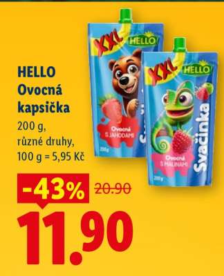 Hello ovocná kapsička