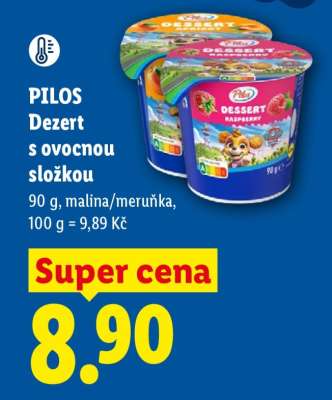 PILOS Dezert s ovocnou složkou