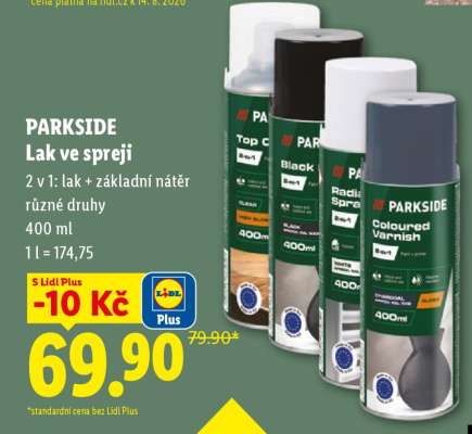 Parkside Lak ve spreji