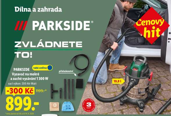 PARKSIDE Vysavač na mokré a suché vysávání 1300 W
