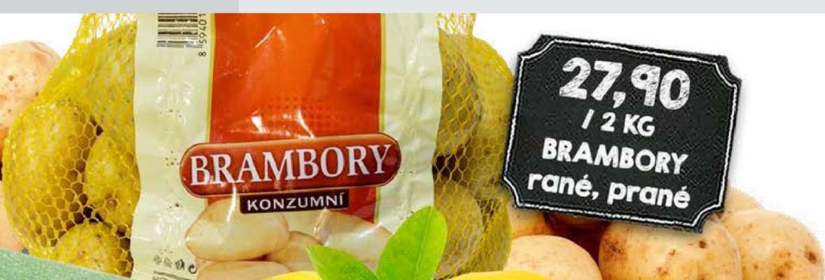 Brambory rané prané