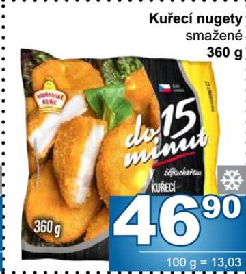 Kuřecí nugety smažené