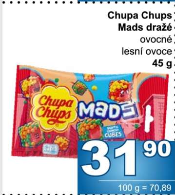Chupa Chups Mads dražé