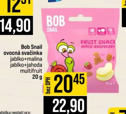 Bob Snail ovocná svačinka