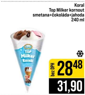 Koral Top Milker kornout