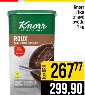Knorr jíška tmavá světlá 1 kg