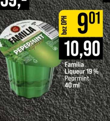 Familia Liqueur 19 % Peprmint