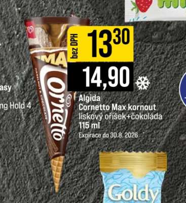 Algida Cornetto Max kornout