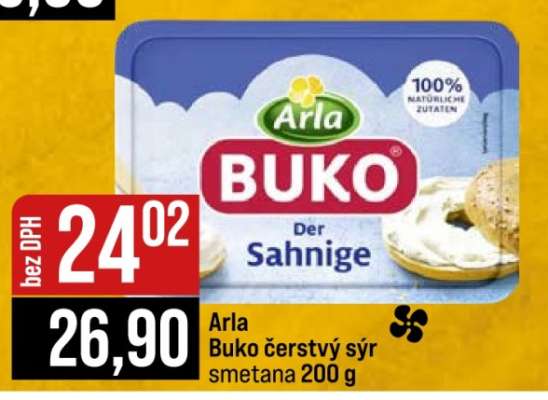 Arla Buko čerstvý sýr smetana 200 g
